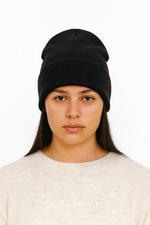 Forever 21 Women's Black Ribbed Hat | Forever 21 In Lebanon
