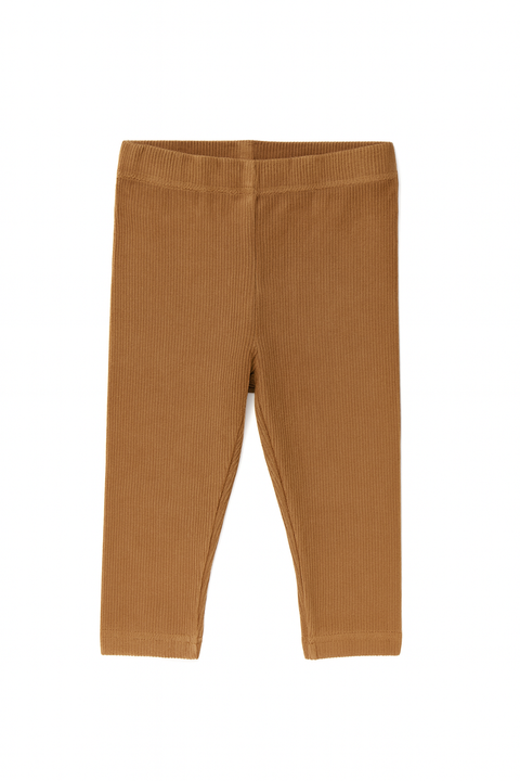 POMPdeLUX Baby Girl's Camel Velvet Leggings |POMPdeLUX in Lebanon