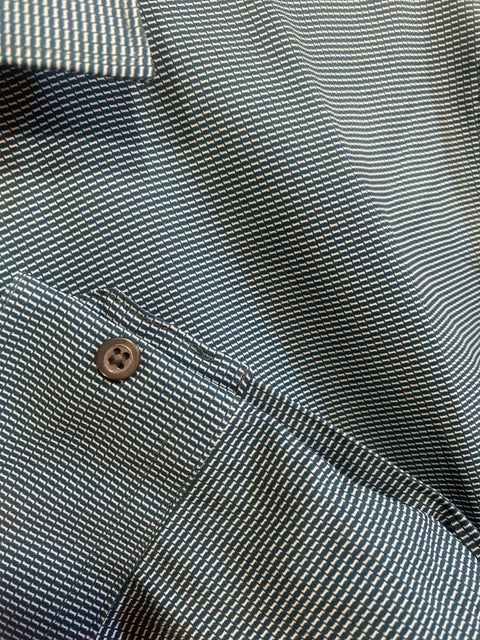 Alfani Men's Dark Green Slim-Fit 4-Way Stretch Shirt | Alfani In Lebanon