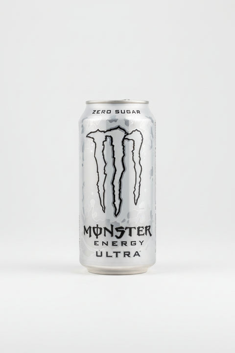 Monster Energy Ultra can on a white background