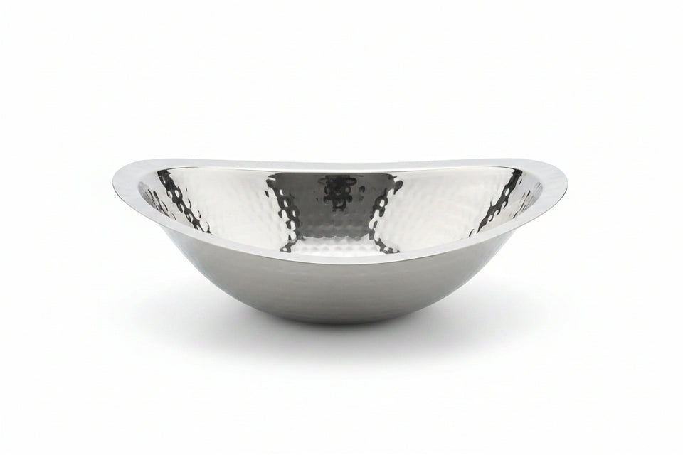 Lucky Tiger Hammered Oval Bowl Trophy (NOVTBL-23X16)