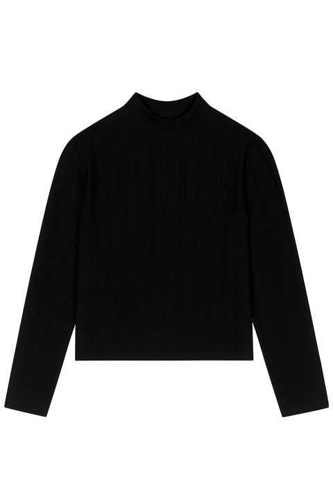 Big Dart Women's Black Long Sleeve Blouse | Big Dart In Lebanon