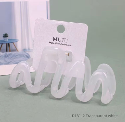 Muju Sweet Fairy Wave Hair Claw Clips |Muju In Lebanon