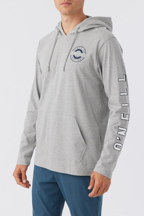 ONeill Men's Light Gray Heather Fields Pullover Hoodie | ONeill In Lebanon