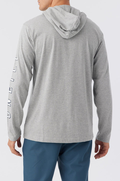ONeill Men's Light Gray Heather Fields Pullover Hoodie | ONeill In Lebanon