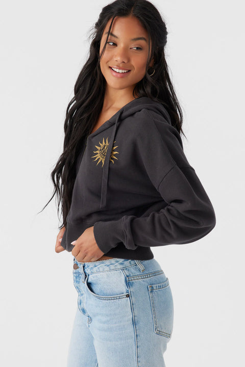 O'Neill Women's Grey Zip Fleece Hoodie | O'Neill In Lebanon
