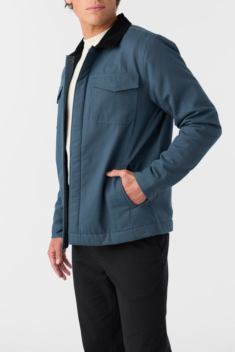 Oneill Men's Navy Bronsen High Pile Lined Barn Jacket | Oneill In Lebanon