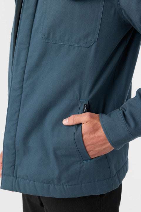 Oneill Men's Navy Bronsen High Pile Lined Barn Jacket | Oneill In Lebanon