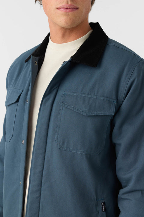 Oneill Men's Navy Bronsen High Pile Lined Barn Jacket | Oneill In Lebanon