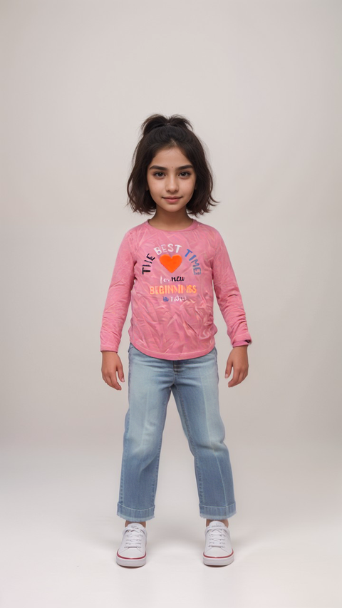 S.Oliver Girl's Fuchsia Crew Neck Blouse |S.Oliver In Lebanon