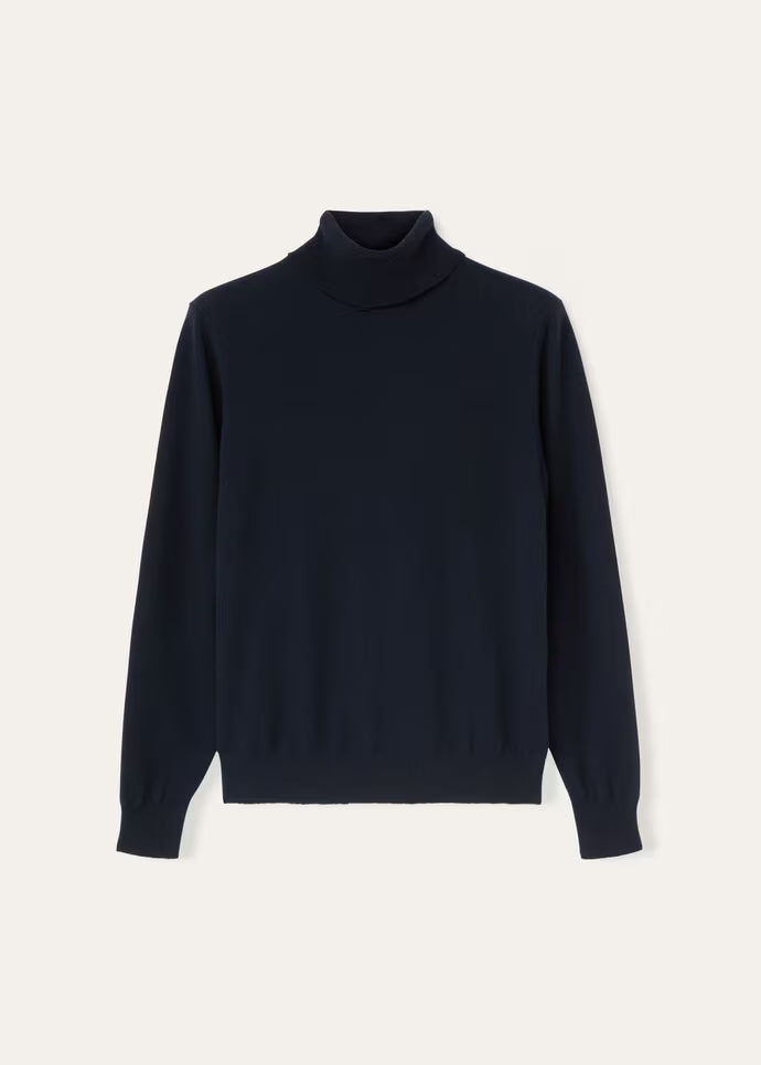 Celio Men's Navy Classic Turtle Neck Knitted Sweater|Celio In Lebanon