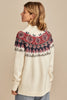 Lucky Brand Women's Cream Combo Fairisle Turtleneck Sweater | Lucky Brand In Lebanon