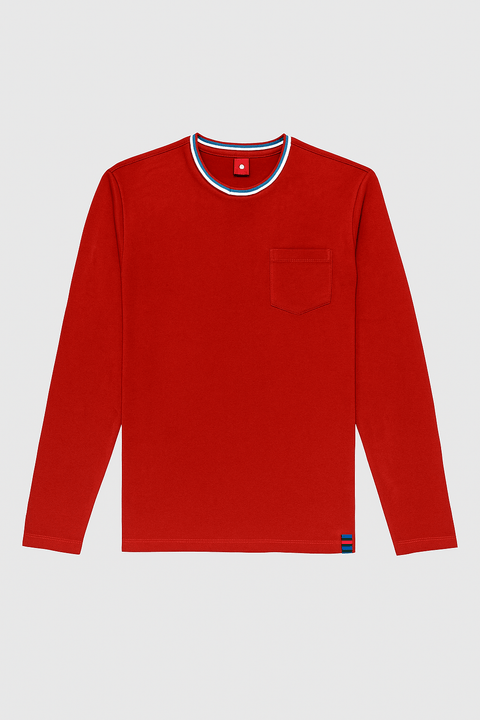S.Oliver Boy's Red Long-Sleeve Blouse | S.Oliver in Lebanon