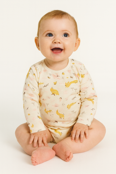 Sinsay Baby Girl's Off White Printed Blouse | Sinsay In Lebanon