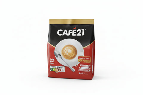 Cafe21 2 In 1 Instant Coffee mix 22+3 Sticks | Cafe21 In Lebanon