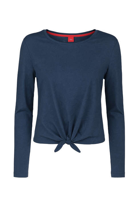 S.Oliver Girl's Navy Long-Sleeve Wool Blouse |S.Oliver In Lebanon