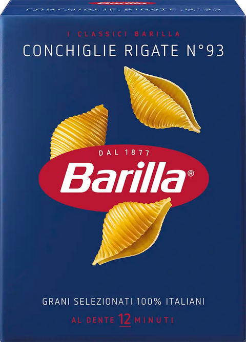 Barilla Conchiglie Rigate N°93 500g | Barilla In Lebanon