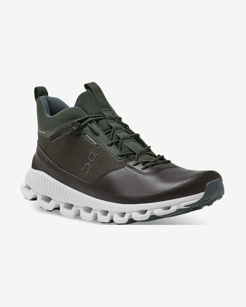 On Cloud Men's Dark Brown & Olive Green Cloud 5 Waterproof Sneaker | On Cloud In Lebanon