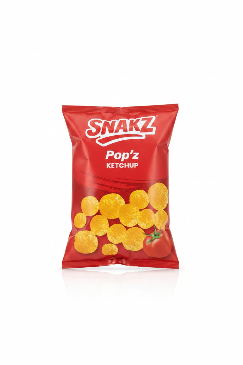 Snakz Pop'z Chips Ketchup25g | Snakz Chips In Lebanon