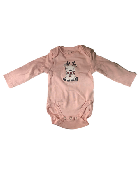 Sinsay Baby Girl's Pink & White Bodysuit | Sinsay In Lebanon