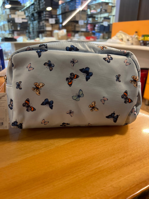 Forever 21 Women's Blue Butterfly Print  Makeup Bag |Forever 21 in Lebanon