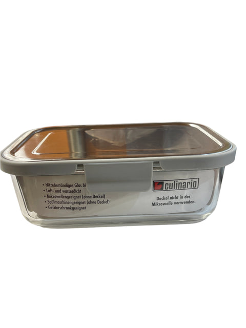 Culinario Glass Food Storage With Stainless Steel Lid | Culinario In Lebanon