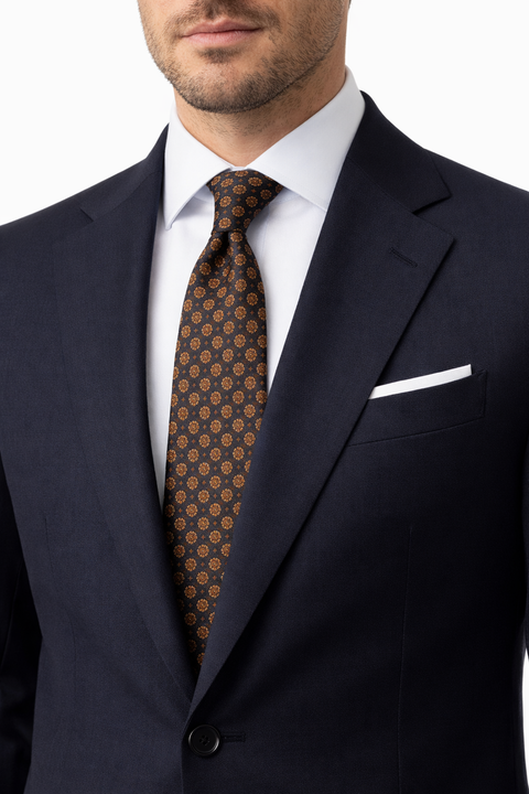 Selected Homme Men's Navy Floral Tie | Selected Homme In Lebanon