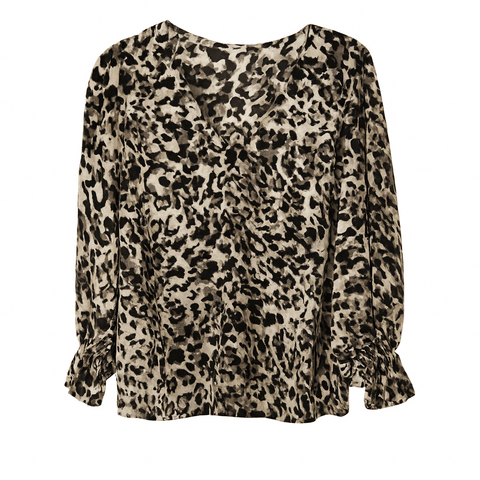 Vince Camuto Women's Multicolor Animal Printed Blouse | Vince Camuto In Lebanon
