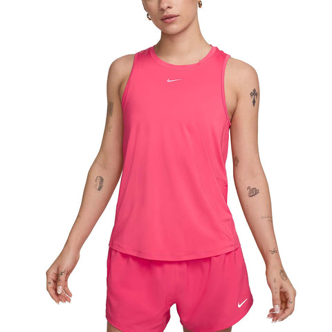 Nike Women's Hot Pink Dri Fit One Classic Tank Top|Nike In Lebanon