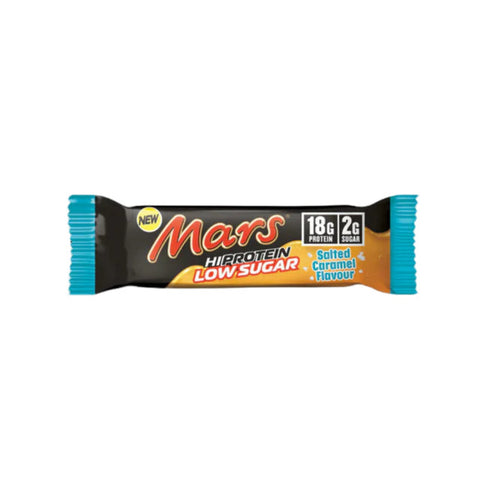 Mars HiProtein Low Sugar bar packaging on a white background