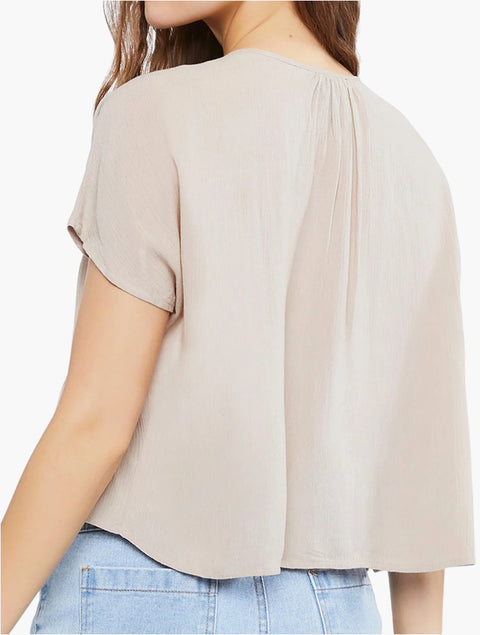 Forever 21 Women's Fungi Tiered Tie Neck Blouse| Forever 21 in Lebanon