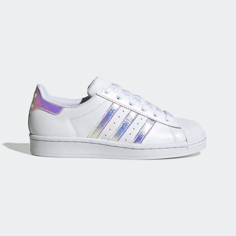 Adidas Kids White & Pink Superstar J Sneaker | Adidas In Lebanon