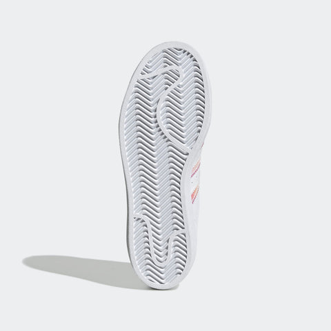 Adidas Kids White & Pink Superstar J Sneaker | Adidas In Lebanon