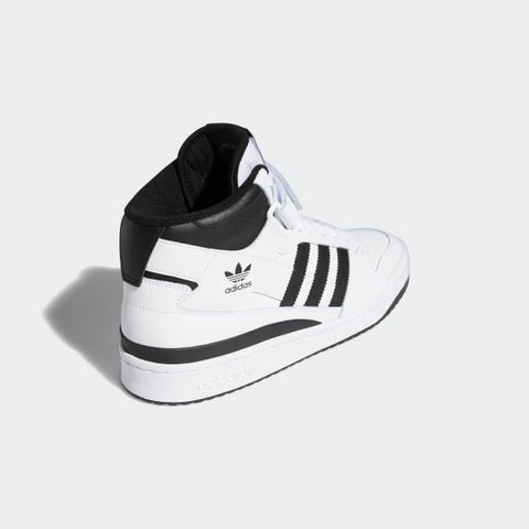 Adidas Unisex Black & White Forum Mid Sneakers | Adidas In Lebanon