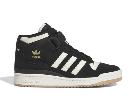Adidas Men's Black & White Forum Mid Sneaker | Adidas In Lebanon
