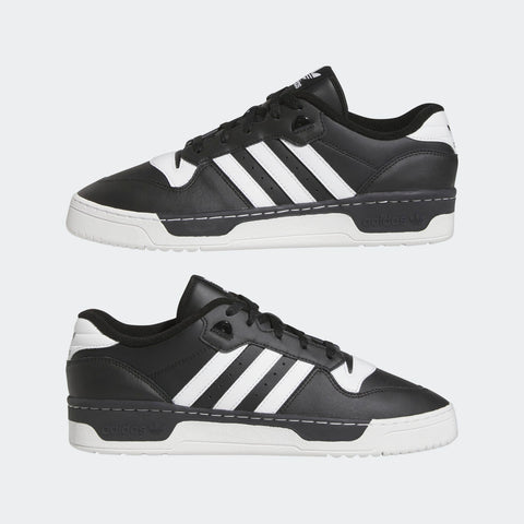 Adidas Men's Black & White Rivalry Low Sneakers | Adidas In Lebanon