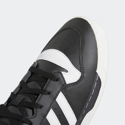 Adidas Men's Black & White Rivalry Low Sneakers | Adidas In Lebanon