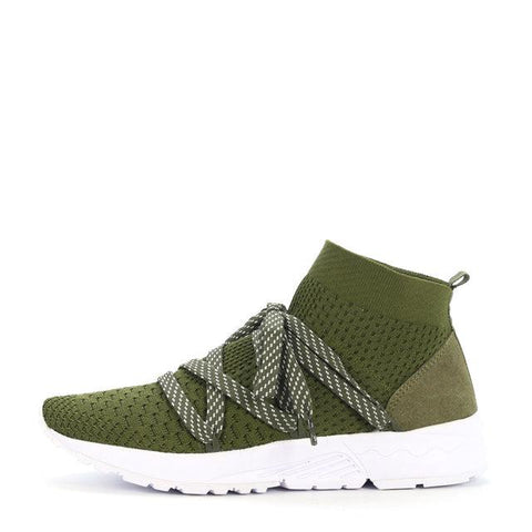 Asos Design Women's Dark Green Sneaker ANS776
