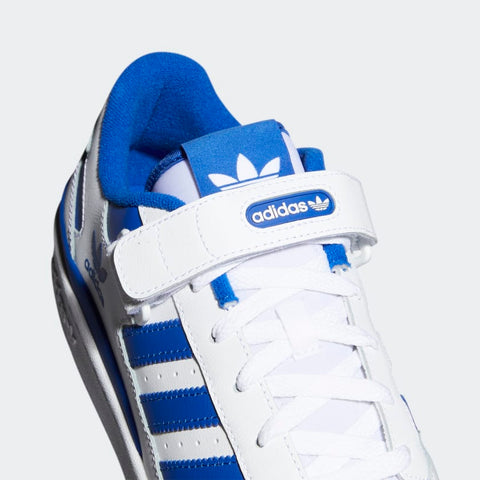 Adidas Men's White & Blue Forum Low Sneaker | Adidas In Lebanon