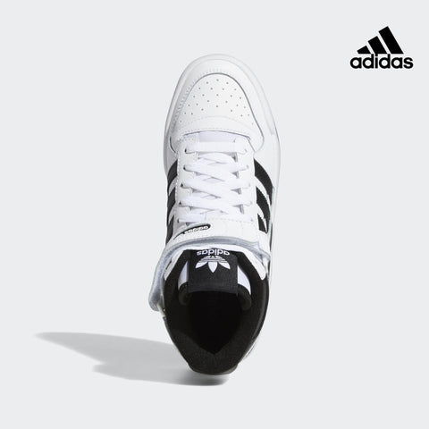 Adidas Unisex White & Black Forum Mid Sneakers | Adidas in Lebanon