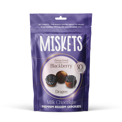 Miskets Freeze Dried Blackberry Milk Chocolate 80g | Miskets In Lebanon