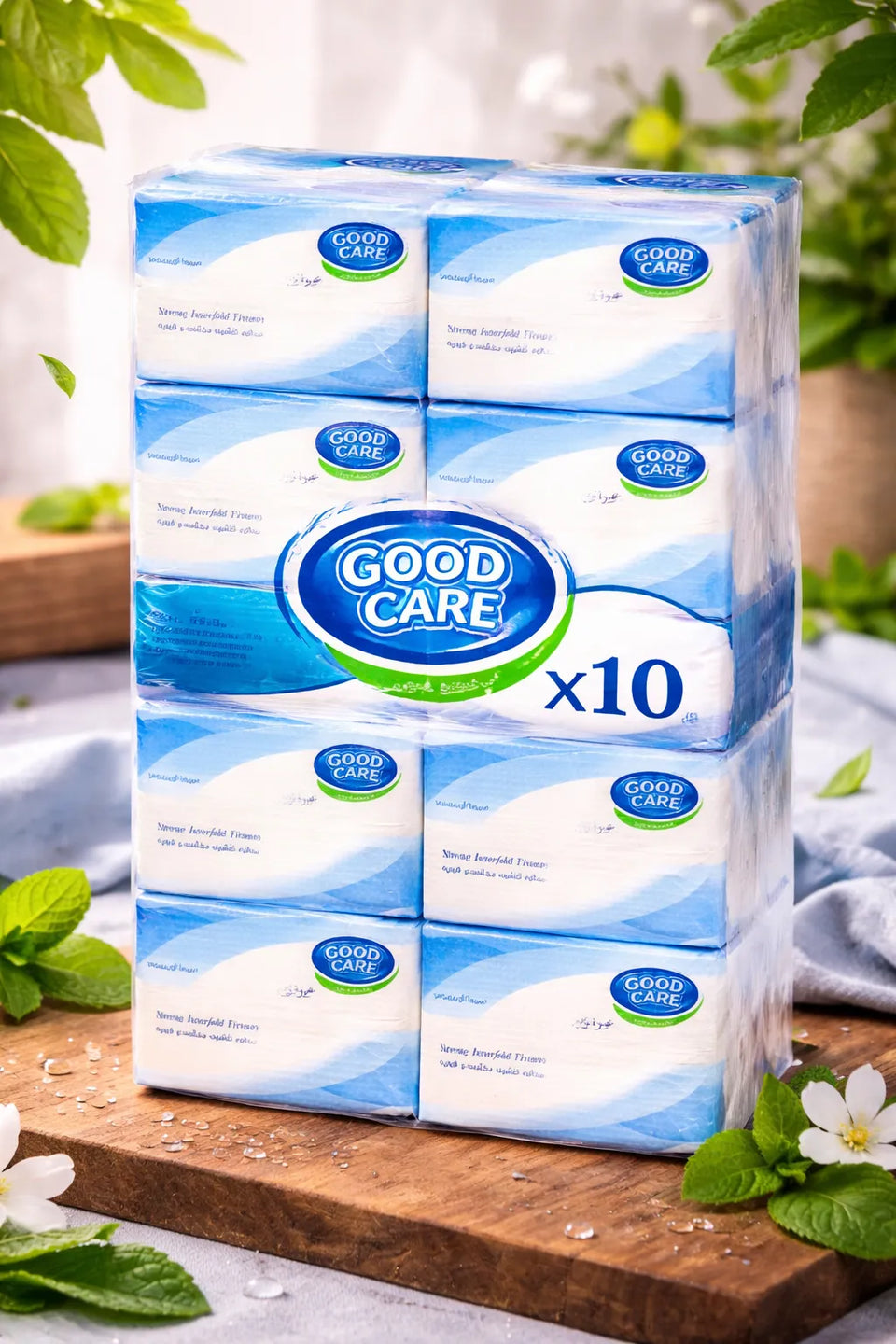 Good Care Interfold Tissues 10 Pack | Good Care In Lebanon