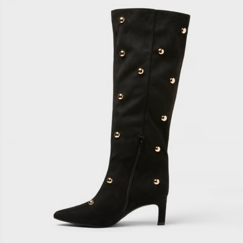 A New Day Women's Black Justice Boots with Memory Foam Insole | A New Day In Lebanon