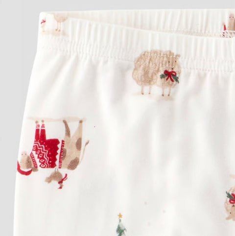 Carter's Just One You Girl's White 2pc Holiday Icons Short Sleeve Comfy Soft Snug Fit Pajama Set | Carter's Just One You In Lebanon