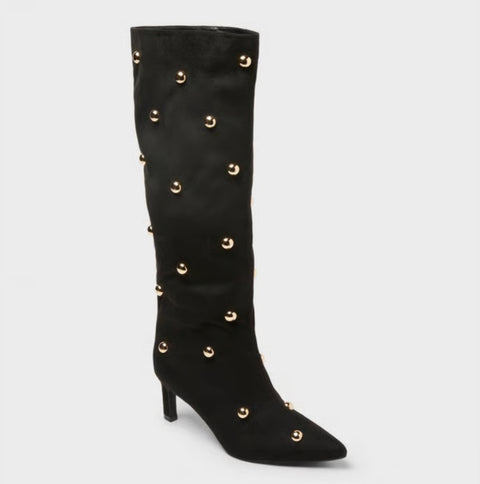 A New Day Women's Black Justice Boots with Memory Foam Insole | A New Day In Lebanon