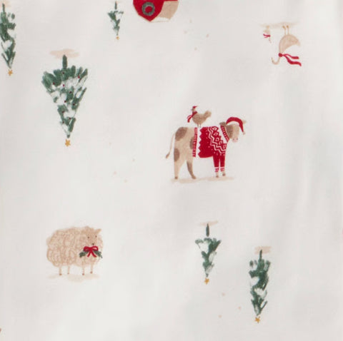 Carter's Just One You Girl's White 2pc Holiday Icons Short Sleeve Comfy Soft Snug Fit Pajama Set | Carter's Just One You In Lebanon