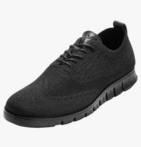Cole Haan Men's Black Zero Grand Stitch Lite Oxford Sneakers | Cole Haan In Lebanon