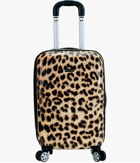 Rockland Women's Black Leopard 20-inch Lightweight Hardside Spinner | Rockland In Lebanon