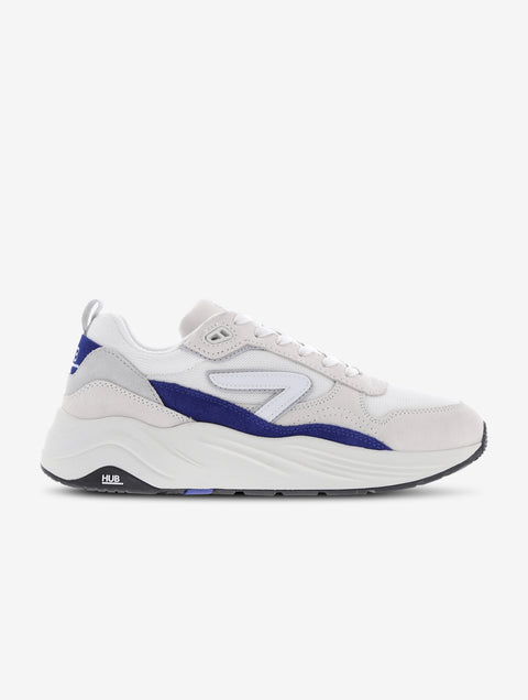 Hub Men's White Glide S43 Sneakers | Hub In Lebanon
