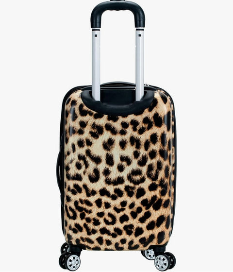 Rockland Women's Black Leopard 20-inch Lightweight Hardside Spinner | Rockland In Lebanon